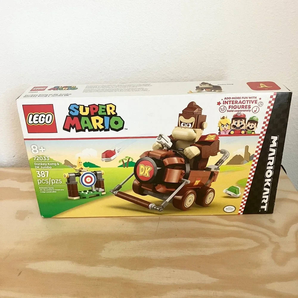 LEGO Super Mario Mario Kart 72033 Donkey Kong & DK Jumbo Set 387 Pcs New